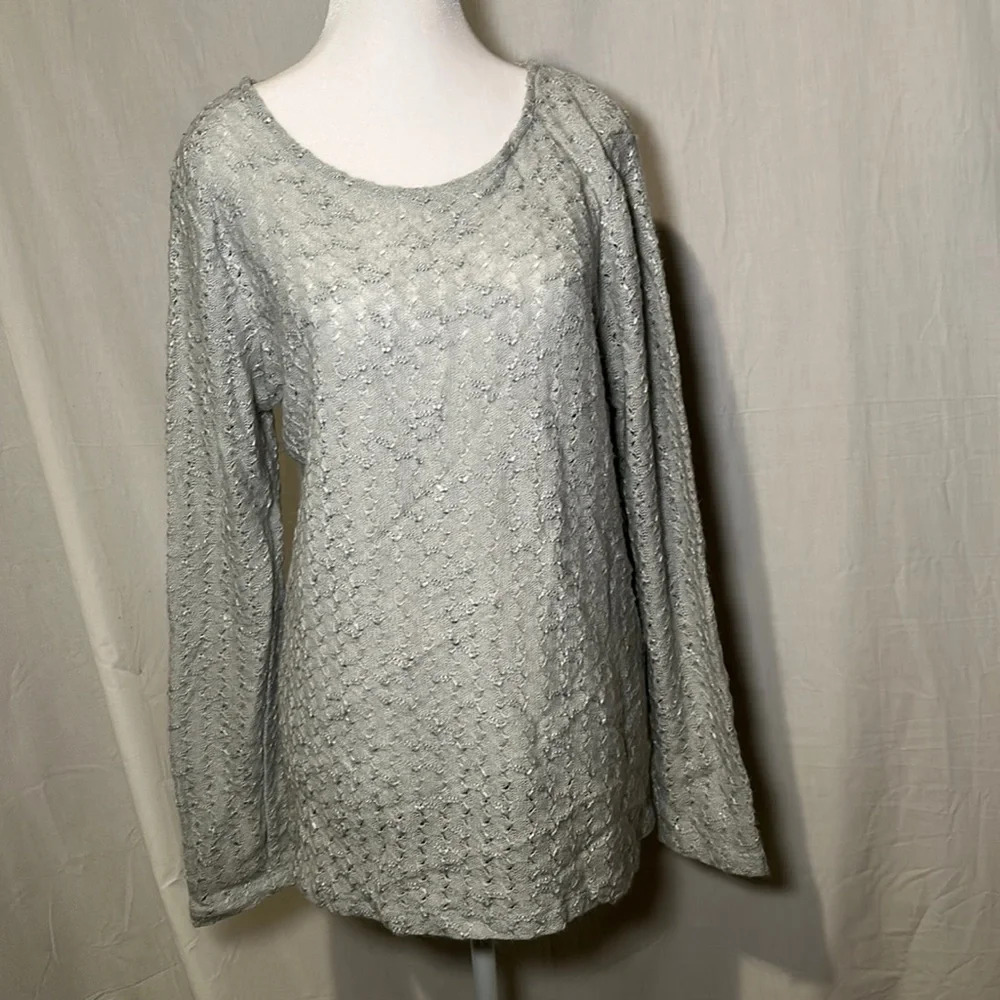light blue Salon Studio lightweight sweater size large